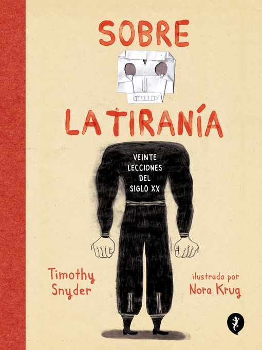 Cover image for Sobre la tiranía